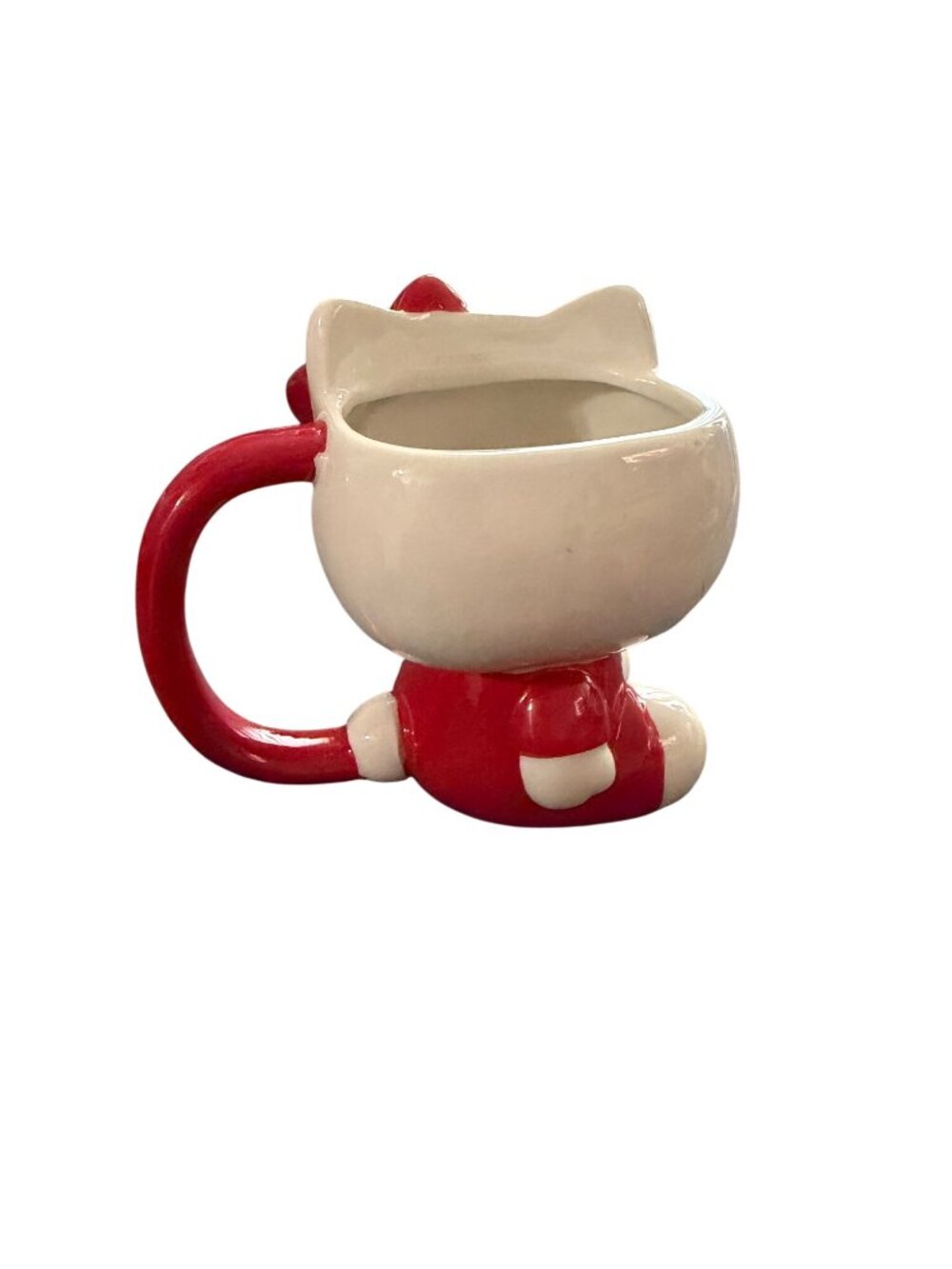 Hello Kitty Ceramic Mug By Zak! Red & White 13+ Collectible Cup Hand Wash Only - Picture 5 of 5